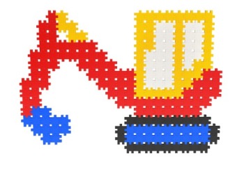 Строительные БЛОКИ Мини ВАФЛИ Meli Minis 1200