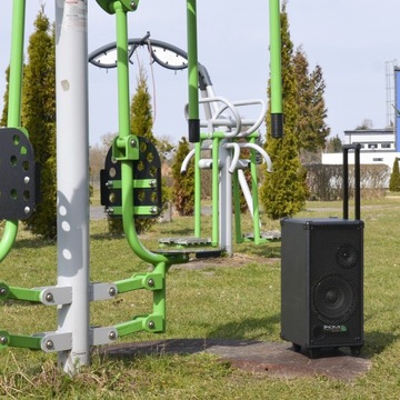 Активная колонна с батарейным микрофоном CD MP3 мощностью 160 Вт