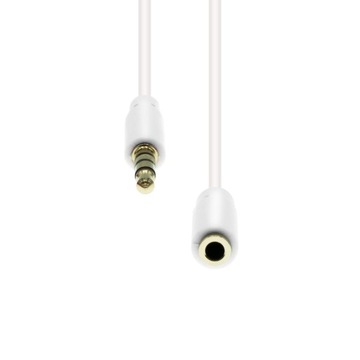 Kabel ProXtend Mini-Jack 4-Pin Slim 5m Biały