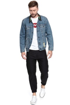 Męska kurtka jeansowa Levi's TRUCKET JEANS HULAHULA XL