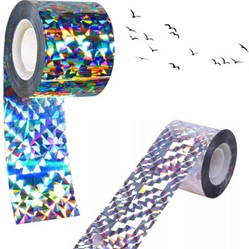 Odstraszacz Ptaków Taśma Odstraszająca na Ptaki Szpaki Gołębie Kruki 50m