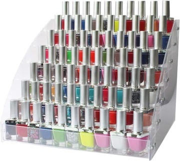 Органайзер для лака для ногтей Прочная акриловая подставка для лака для ногтей n