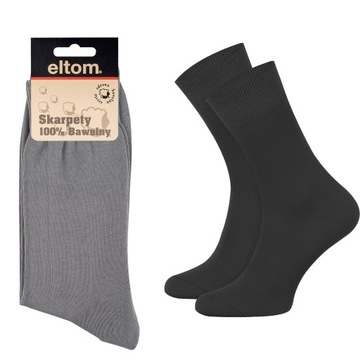 SKARPETY MĘSKIE 100% BAWEŁNY BAWEŁNA ALERGIA SKARPETKI *39-41 KOLORY