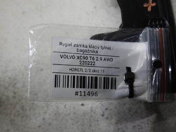 RYGIEL ZAMKA KLAPY TYŁ VOLVO XC90 I