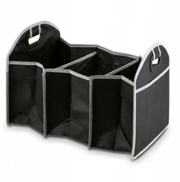 Torba organizer do bagażnika samochodu KUFER 50x32,5x32,5cm czarny LEKKI