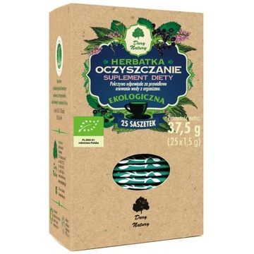 Ekologiczna Herbatka Oczyszczanie 25x1,5g - suplem