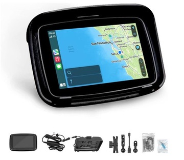 МОТОЦИКЛОВАЯ НАВИГАЦИЯ GPS IPS 5 ДЮЙМОВ С CAR PLAY, ANDROID AUTO