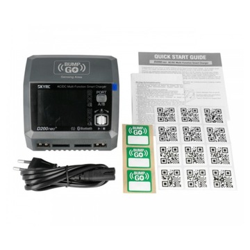 Двухканальное зарядное устройство SkyRC D200 Neo+ NFC 6S LiPo/LiIon AC/DC 35A 2x400W