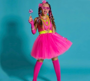 800 90 -х годов Neon Retro Italo Disco Mascuise Skirt 8in1