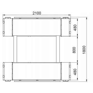 Мобильный ножничный подъемник Nitromac SS3500 3500 кг