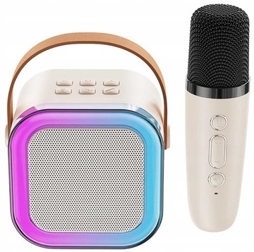 BEZPRZEWODOWY ZESTAW DO KARAOKE DLA DZIECI BLUETOOTH GŁOŚNIK + MIKROFON USB