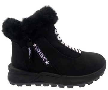 Buty Zimowe Traperki Damskie Ocieplone Trekkingowe