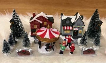 Wioska świąteczna MINI MAGIC VILLAGE ŚWIATŁO