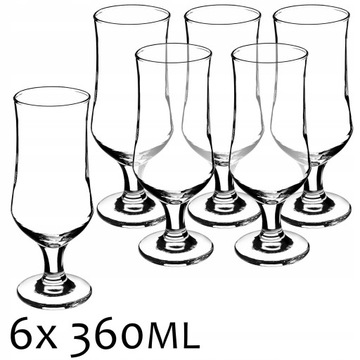 МУЗЛЬ ПИВНОЙ СТЕКЛЯННЫЙ НАПИТОК 6 ШТ 360 МЛ