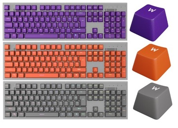 NAKŁADKI NA KLAWIATURĘ 3 PEŁNE KOMPLETY GENESIS KEYCAPS LEAD 300