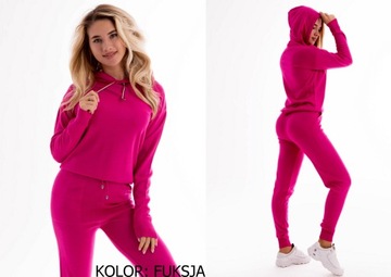 KOMPLET DRES Bluza Z Kapturem Spodnie Dużo Kolorów