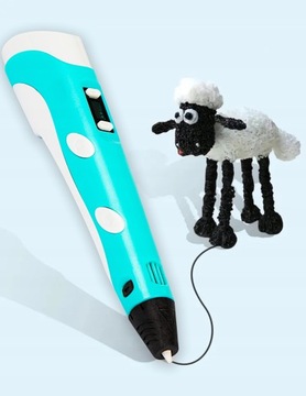 ZESTAW MAGICZNY DŁUGOPIS 3D PEN DRUKARKA STOJAK + WKŁADY DLA DZIECI GRATIS