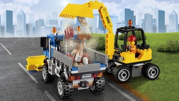 LEGO 60152 CITY Подметальная машина и экскаватор