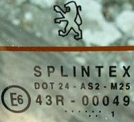 PEUGEOT 607 01 R ЗАДНЕЕ СТЕКЛО С ПОДОГРЕВОМ