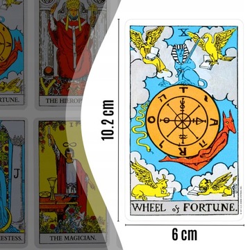 НАБОР КЛАССИЧЕСКИХ КАРТ ТАРО THE Rider TAROT, 78 ЧАСТЕЙ КАРТЫ ГАДАНИЯ