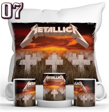 METALLICA КРУЖКА + ПОДУШКА + НАБОР ИМЕНИ