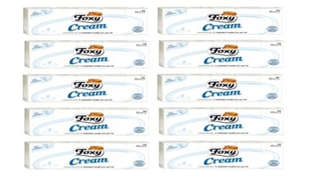 FOXY CHUSTECZKI CREAM 10SZT Z KREMEM X10 OPAKOWAŃ