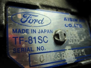 FORD GALAXY 2.0 TDCI 140KM 10R. 166TYS. QXWA 7G91-7000-AB SKŘÍŇ ŘAZENÍ