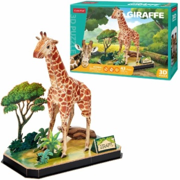 Skládačka Kreativní zábava Puzzle Manuální hra pro děti Žirafa Zvířátka