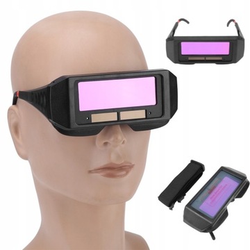 GOGLE OKULARY SPAWALNICZE SAMOŚCIEMNIAJĄCE CZARN