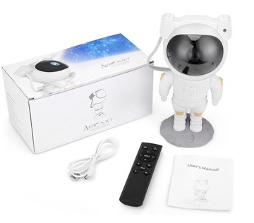 ПРОЕКТОР ЗВЕЗД АСТРОНАВТА для детей, ночной свет, светодиодный лазерный проектор
