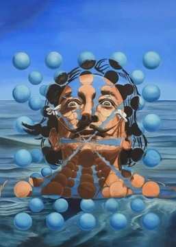 Plakat na płótnie Słynny surrealizm poprzez Salvad