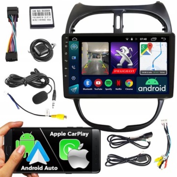 Autorádio Ncs RS-305 Peugeot 206 206CC 2002-2010 Android Navigace