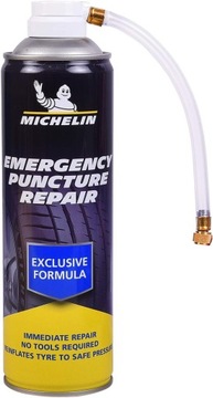 KOŁO ZAPASOWE ŚRODEK DO USZCZELNIANIA OPON NAPRAWA AWARYJNA 500ML MICHELIN