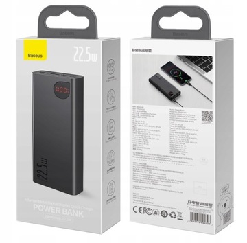 МОЩНЫЙ POWERBANK BASEUS 20000 мАч POWER BANK 22,5 Вт PD USB USB-C TYPE-C QC 3.0