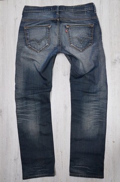 LEVIS 504 STRAIGHT JEANSY spodnie męskie PREMIUM 32/32 pas 84