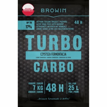 DROŻDŻE GORZELNICZE TURBO Carbo + WĘGIEL OBNIŻAJĄ NIEPOŻADANY ZAPACH