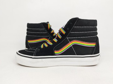 VANS SK8-HI PRIDE BLACK BUTY TRAMPKI LGBT roz 36