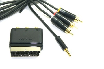 оригинальный AV-кабель + еврокуб для x360 slim E