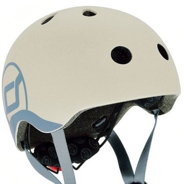 SCOOTANDRIDE Ash СКУТЕР и НАБОР 2в1 + ШЛЕМ со светодиодной подсветкой XXS для S 1+