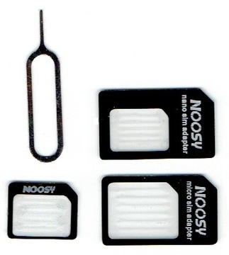 ZESTAW ADAPTER KARTY SIM 4w1 micro USB nano USB