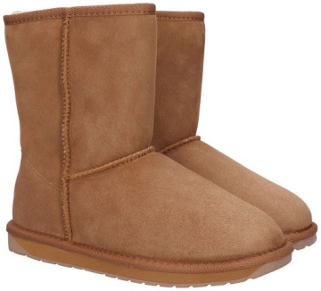 Зимние ботинки EMU Australia Stinger Lo Charcoal W10002 Chestnut, коричневые, размер 38