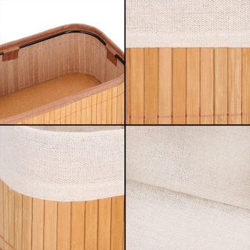БАМБУКОВЫЙ НАСТОЛЬНЫЙ ОРГАНАЙЗЕР КОСМЕТИКА 3 КОРЗИНЫ КОРОБКИ ДЛЯ ВАННОЙ