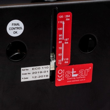 SEAT C360 C330 ZETOR MF ПОДВЕСКА КРАСНАЯ