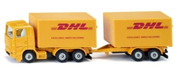 SIKU 1694 CIĘŻARÓWKA Z PRZYCZEPĄ DHL