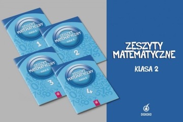 DIDASKO Zeszyty matematyczne cz. 1-4 klasa 2 SP