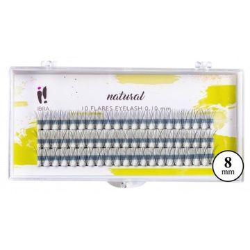 IBRA Makeup Zestaw Kępek Rzęs Knot-Free C-8mm