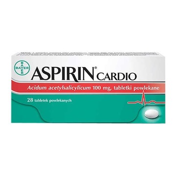ASPIRIN CARDIO 100 mg lek przeciwzakrzepowy 28 tab