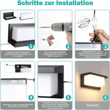 УЛИЧНЫЙ НАСТЕННЫЙ СВЕТИЛЬНИК НАД ВХОДНОЙ ДВЕРЬЮ 18Вт с датчиком движения