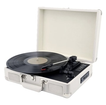 Maginon Gramofon RETRO walizka BT zgrywanie płyt stereo wyjście RCA USB