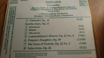 Сибелиус - Финляндия - компакт-диск Кеннета Шермерхорна